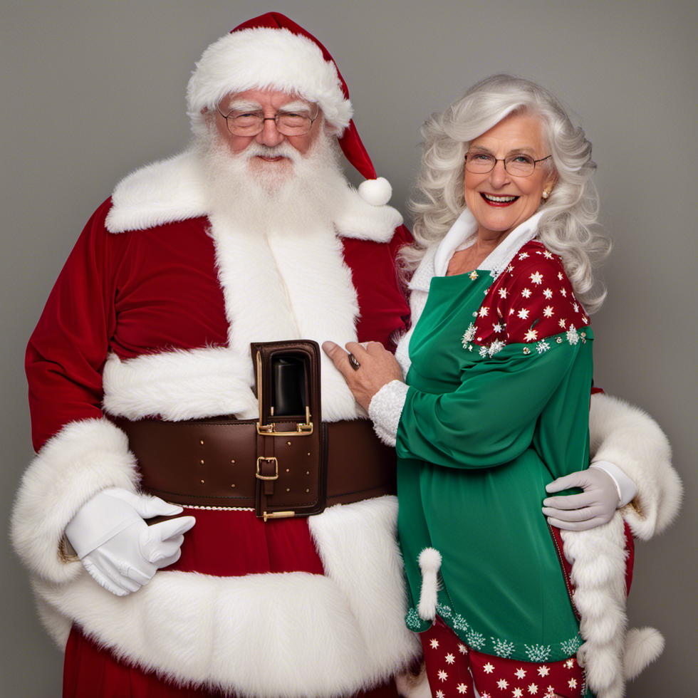 Santa Claus and Mrs. Claus, a dynamic duo