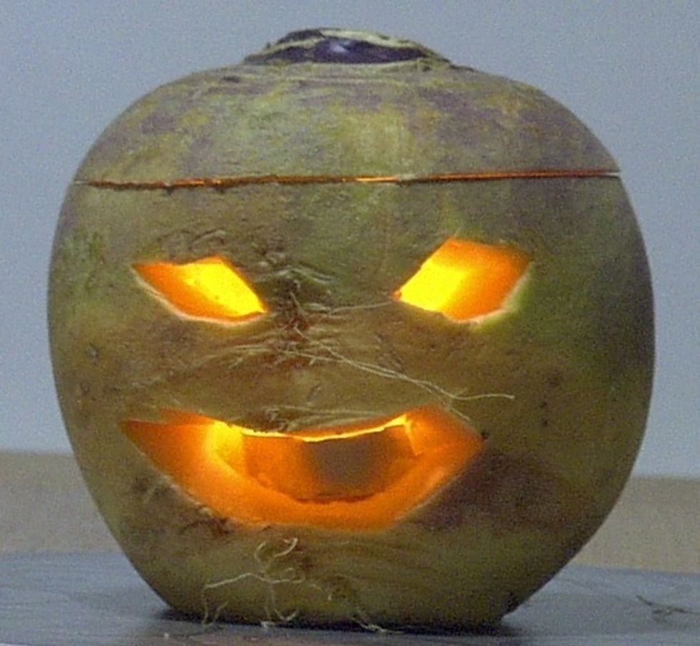 scary halloween pumpkin