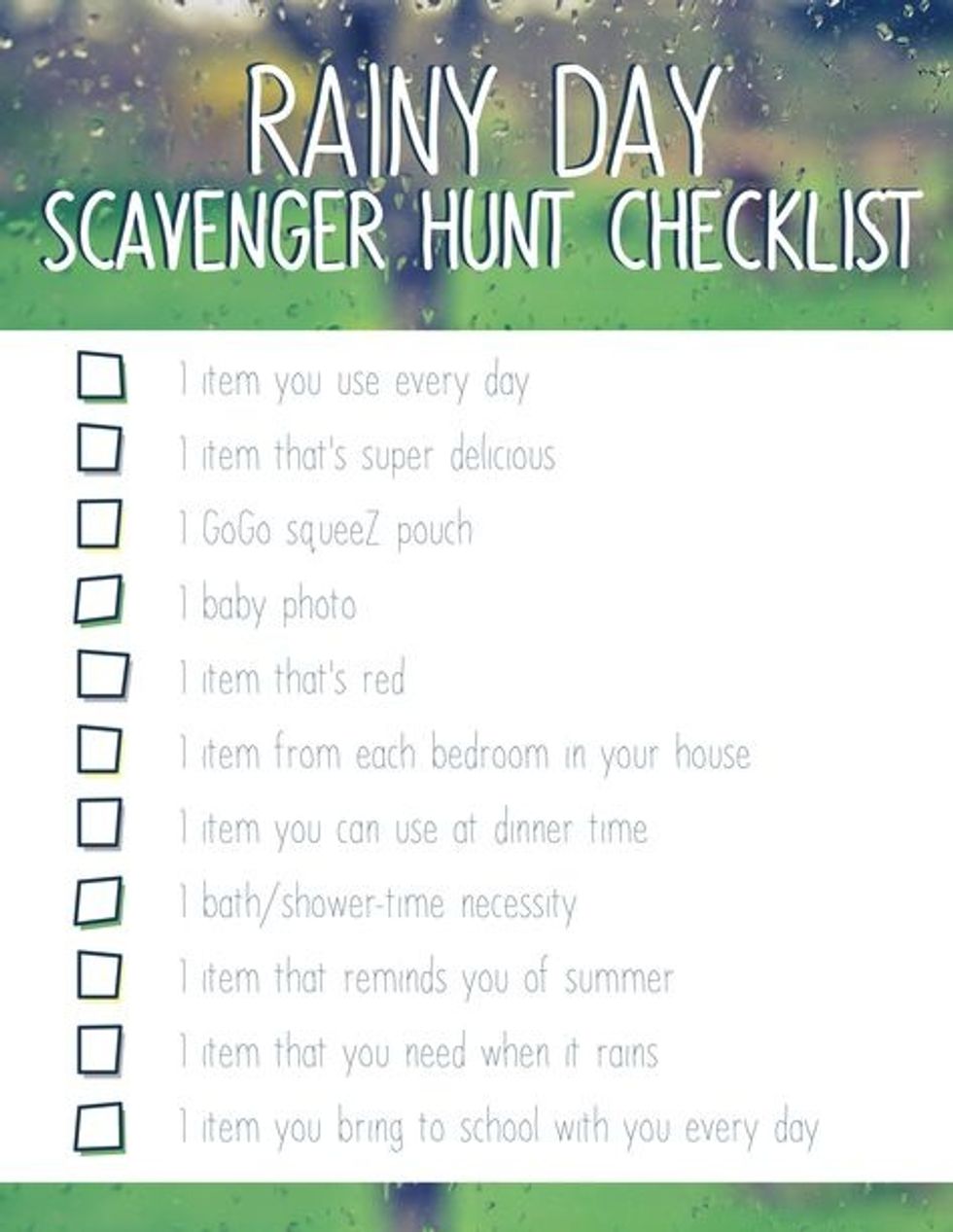 scavenger hunt
