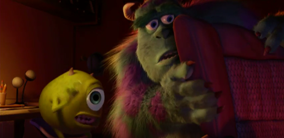 Scene from "Monsters, Inc."
