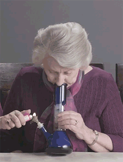 smoking grandma