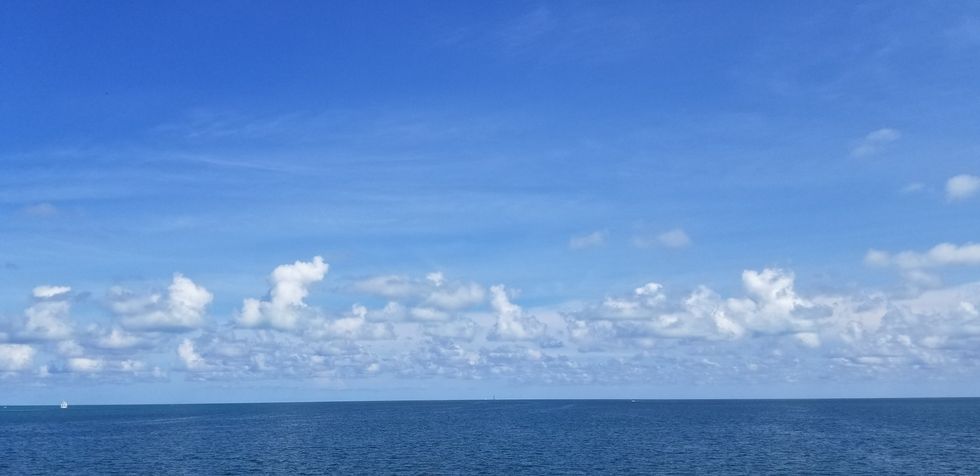 Sombrero Reef in the Distance, Florida Keys