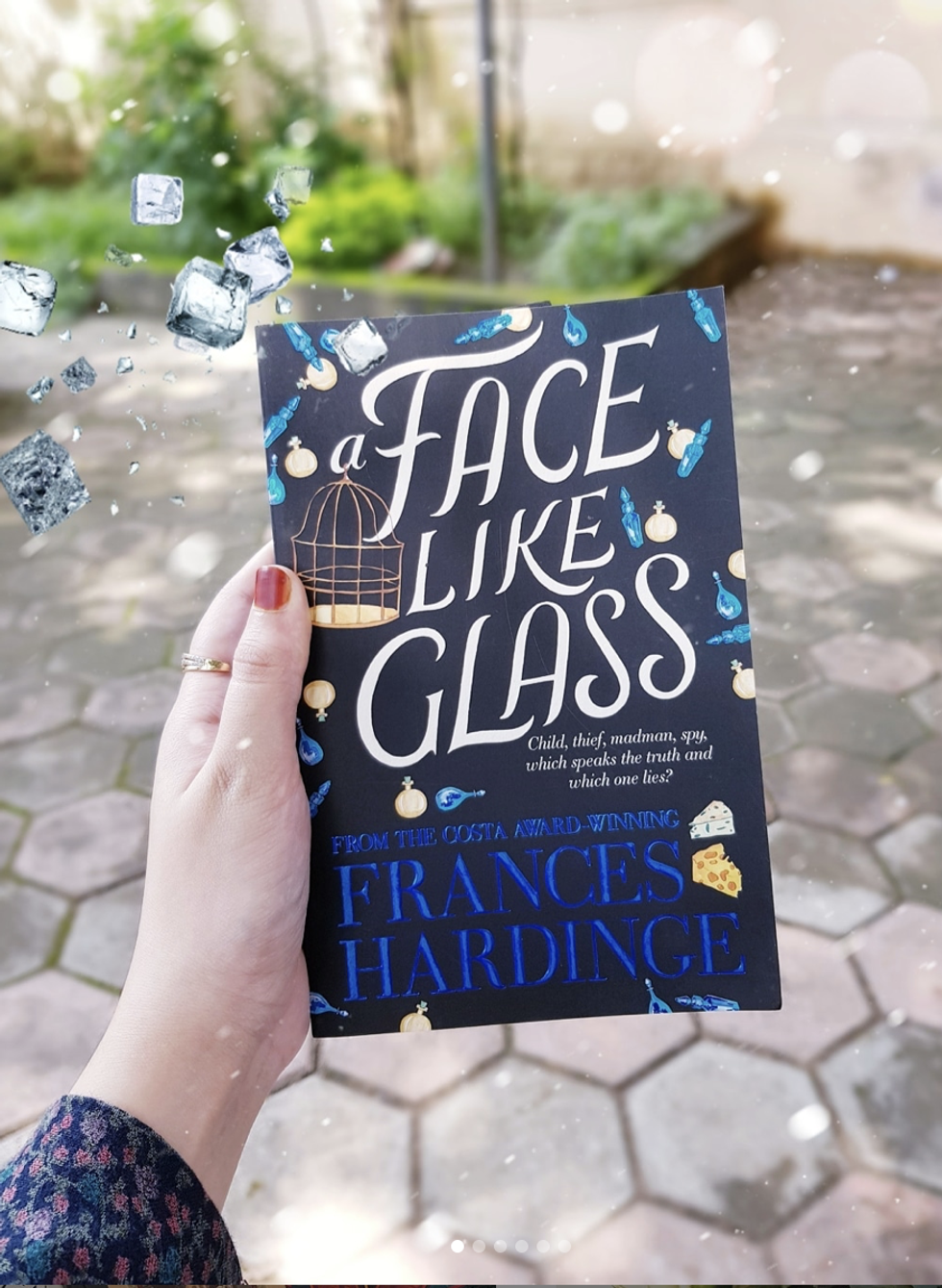 someone holding a book