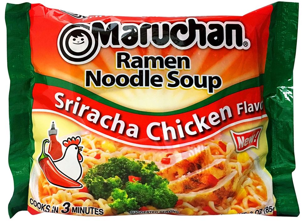 sriracha chicken ramen