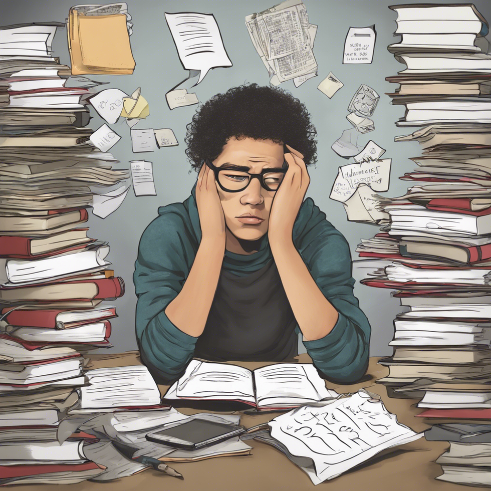 student thinking i shouldnt have procrastinated all semester