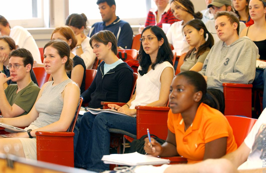 students in a classroom