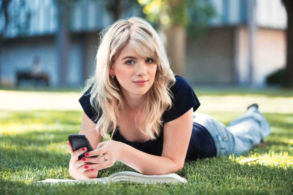 Students studying