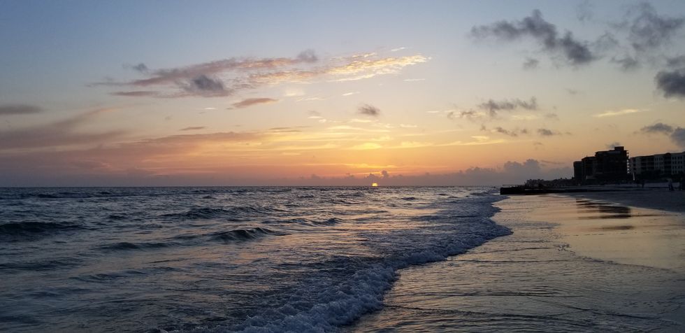 Sun on the Horizon at Madeira Beach