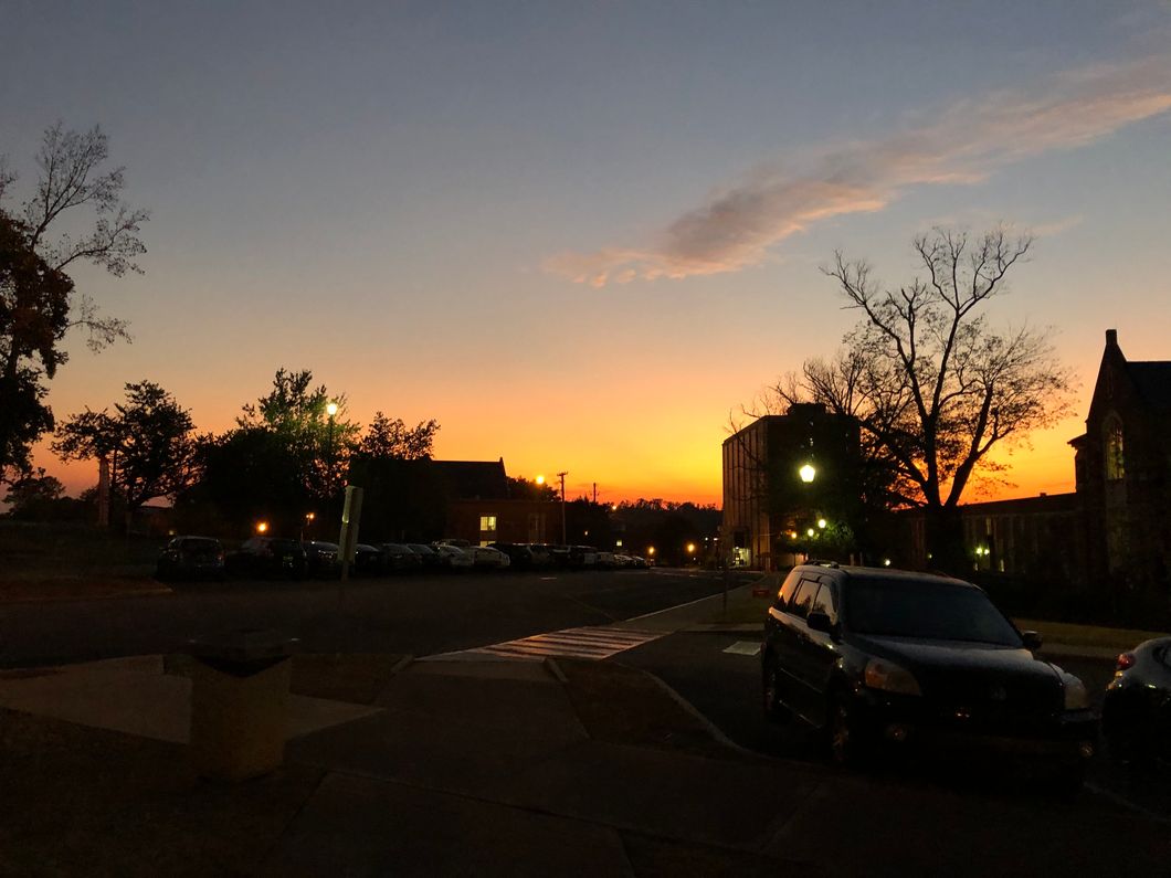 Sunset on JSU Campus. 