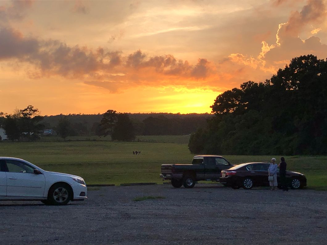 Sunset picture taken at Pine Mountain Community Church Jul 17, 2019.