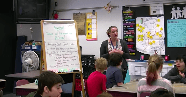 teacher and students