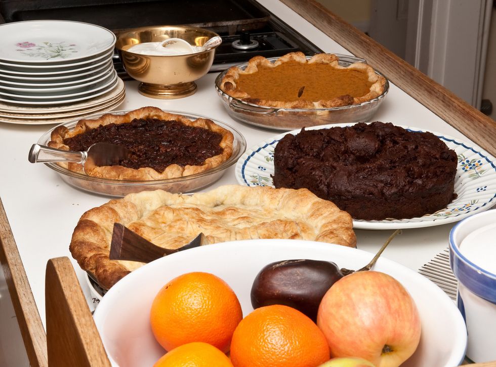Thanksgiving Dessert Table