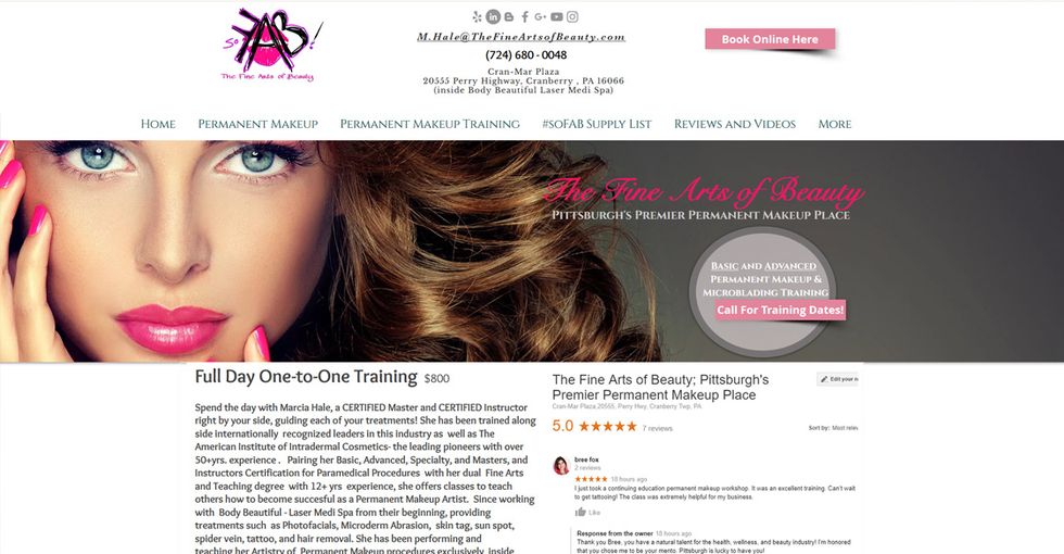 The Fine Arts of Beauty in Pensyvania Permanent Makeup School