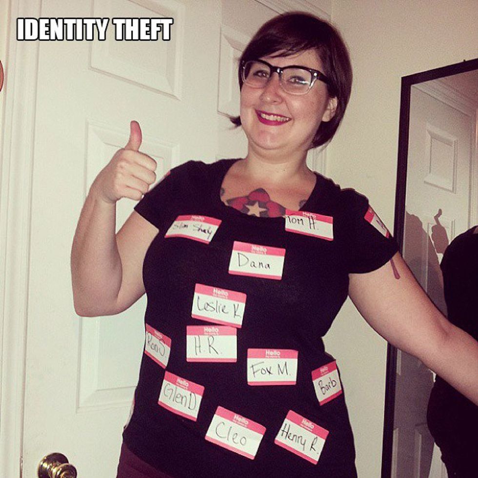 the identity theft costume