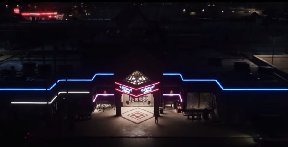 The new Hawkins mall