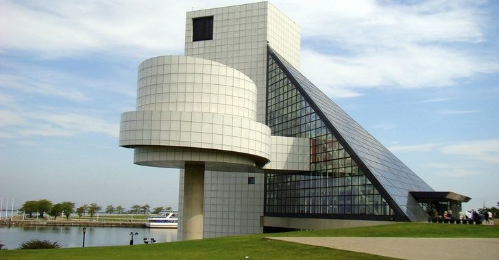 The Rock and Roll Hall of Fame in Cleveland