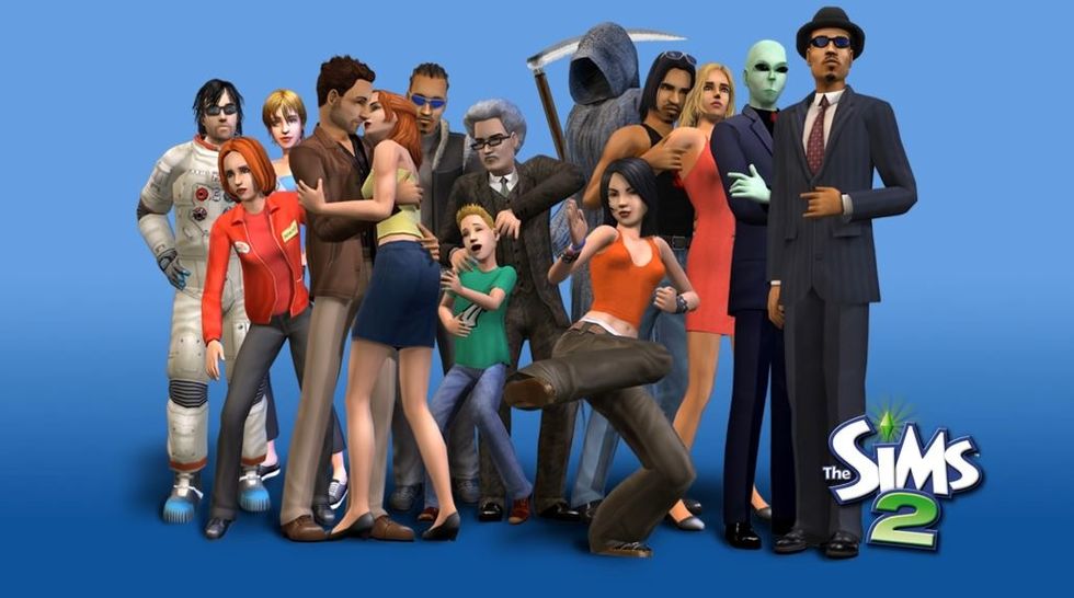 The SIms 2 promotional photo