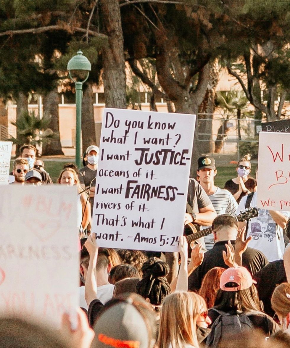 This is an image taken at the protest at the Phoenix Capitol Building on Tuesday June 2nd. 