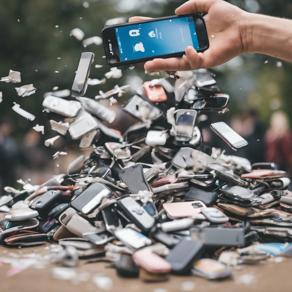 throwing away their phone