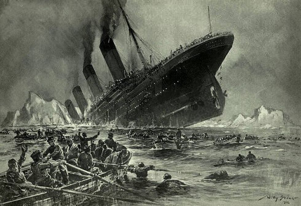 Titanic sinking