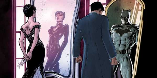Variant covers for "Batman" Vol. 3 #50 featuring Selina Kyle and Bruce Wayne