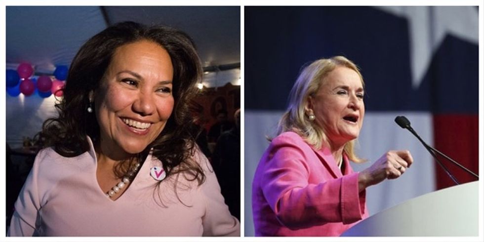 Veronica Escobar and Sylvia Garcia