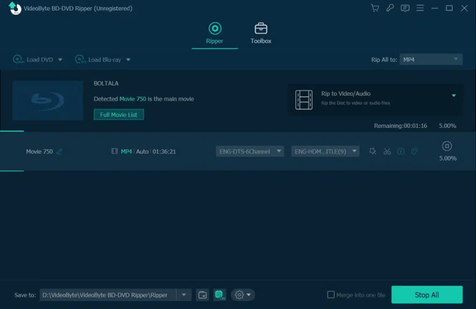 VideoByte BD-DVD Ripper