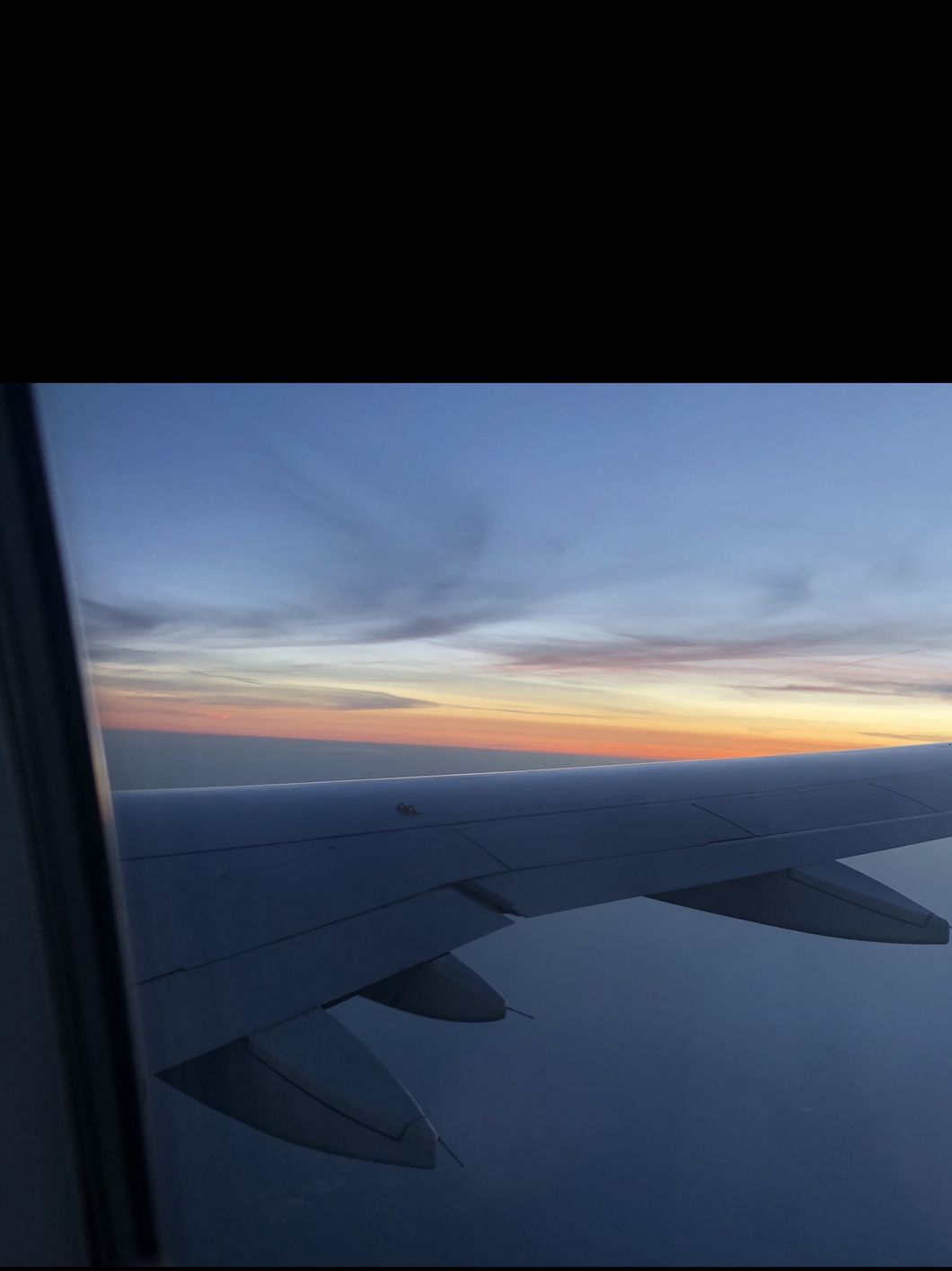 View from an airplane as it flies over my current home