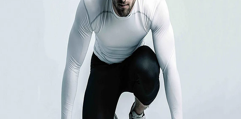 Wearing Compression Clothing 