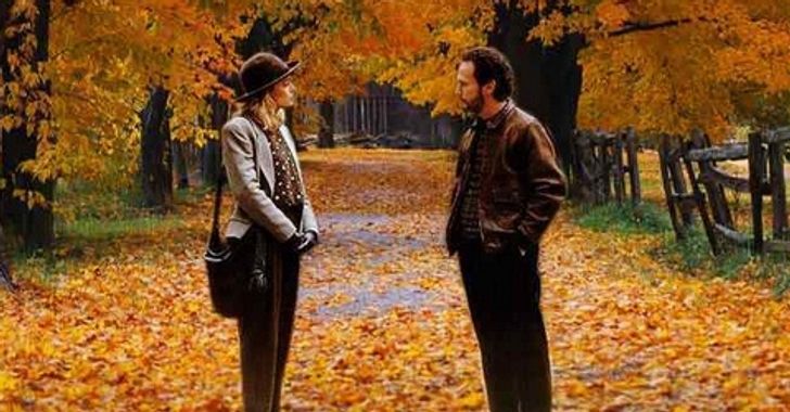 When Harry Met Sally movie - couple talking in a park