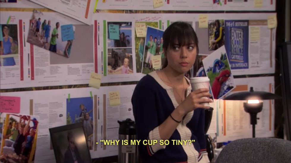 why is my cup so tiny