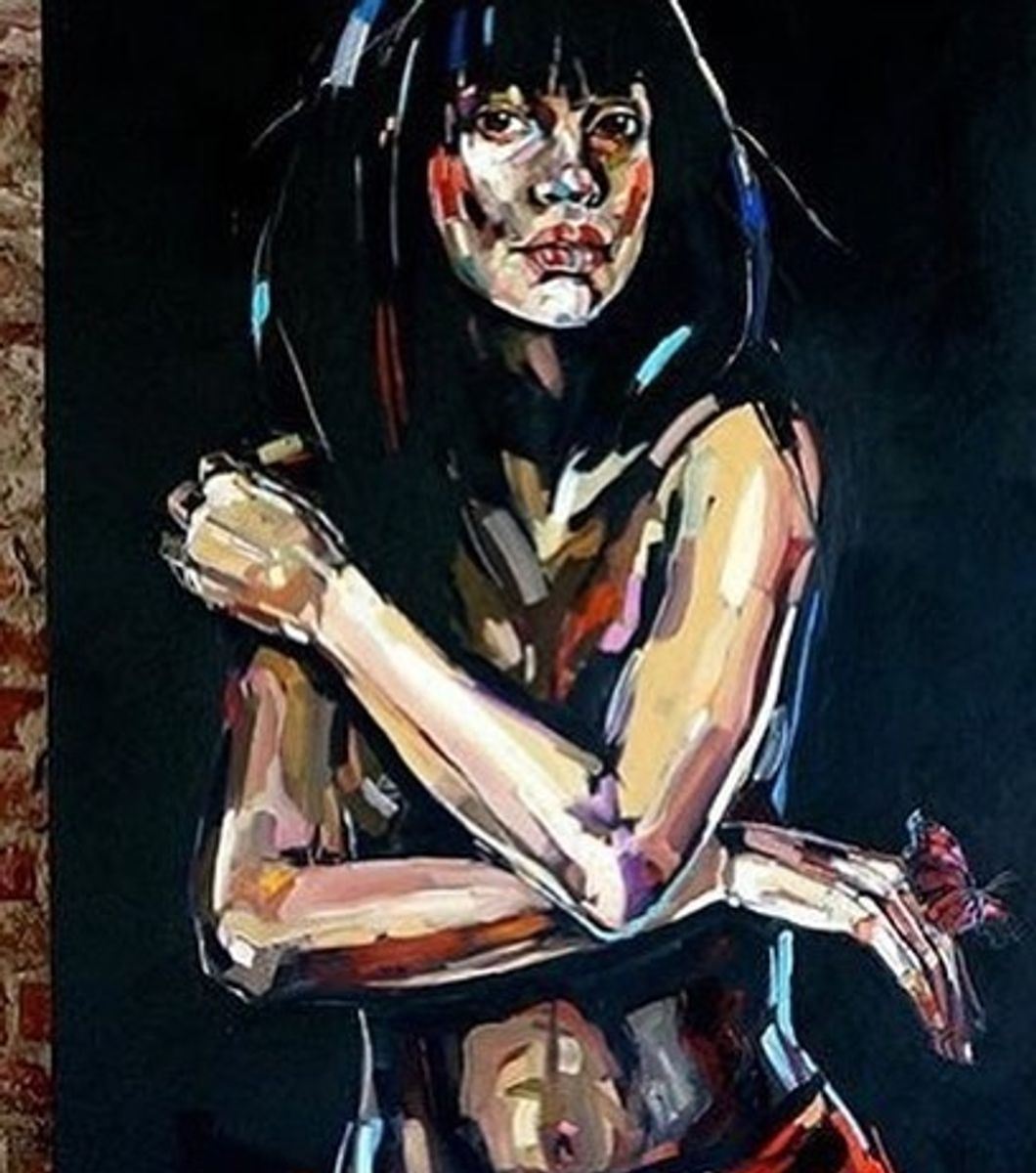 woman abstract portrait