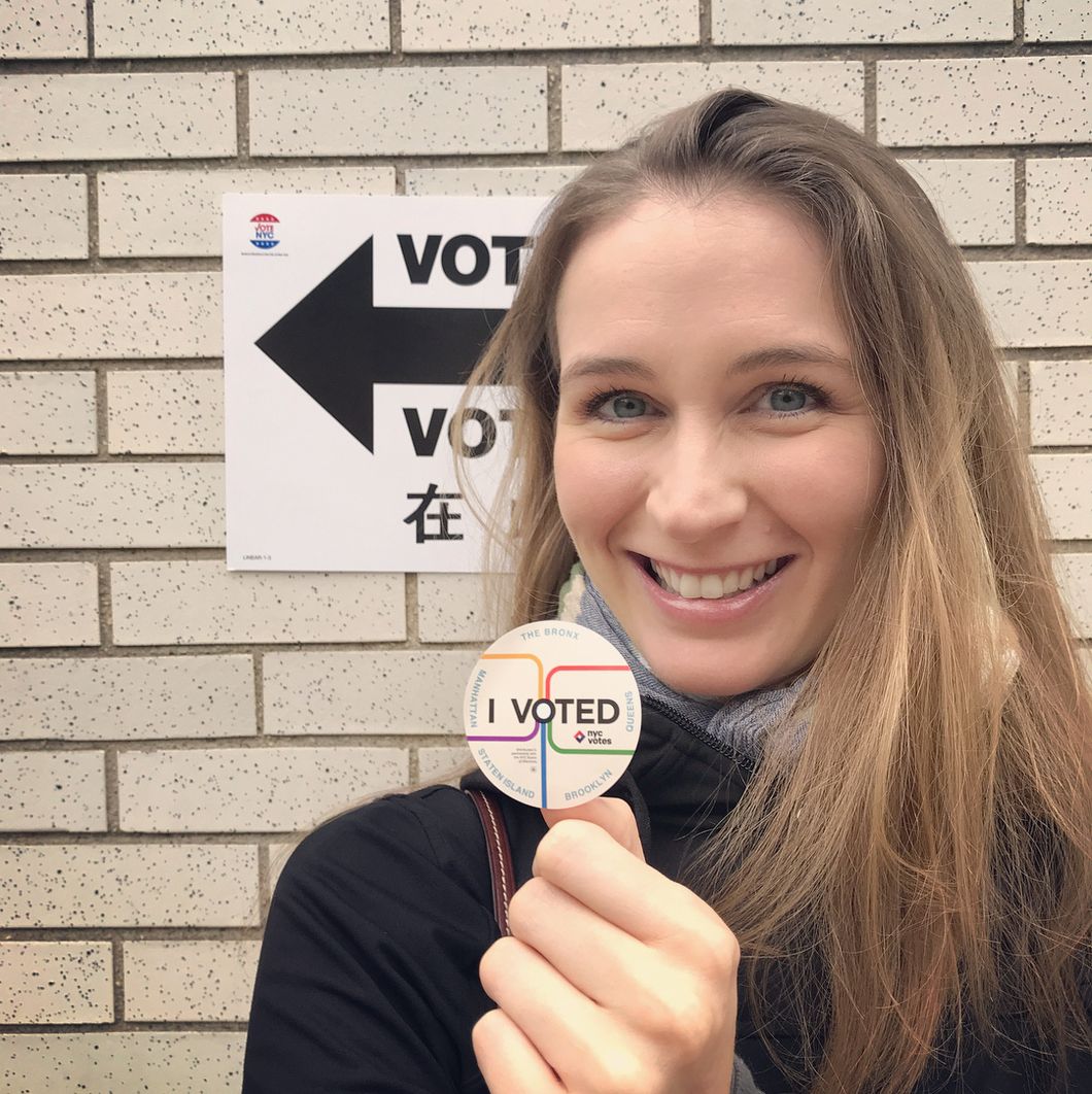 Woman Voting