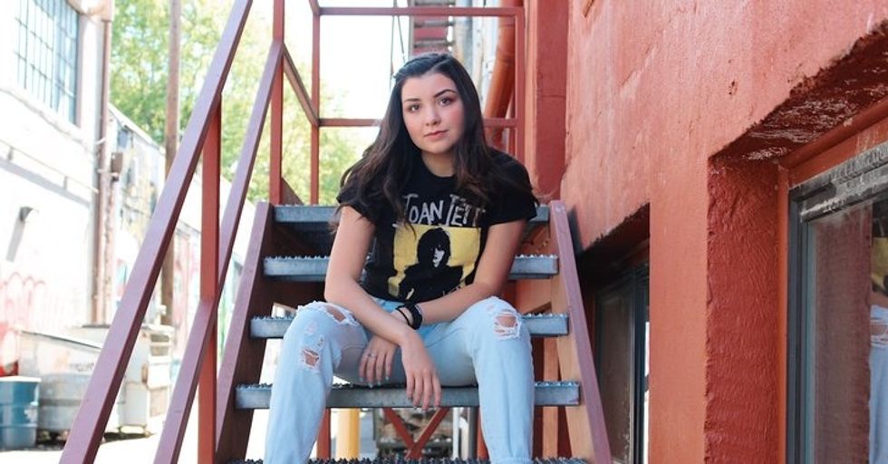 woman with rbf resting bitch face