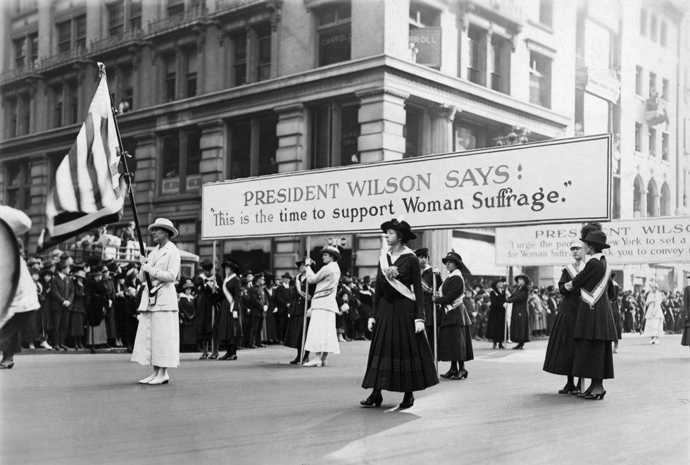 women suffrage parade