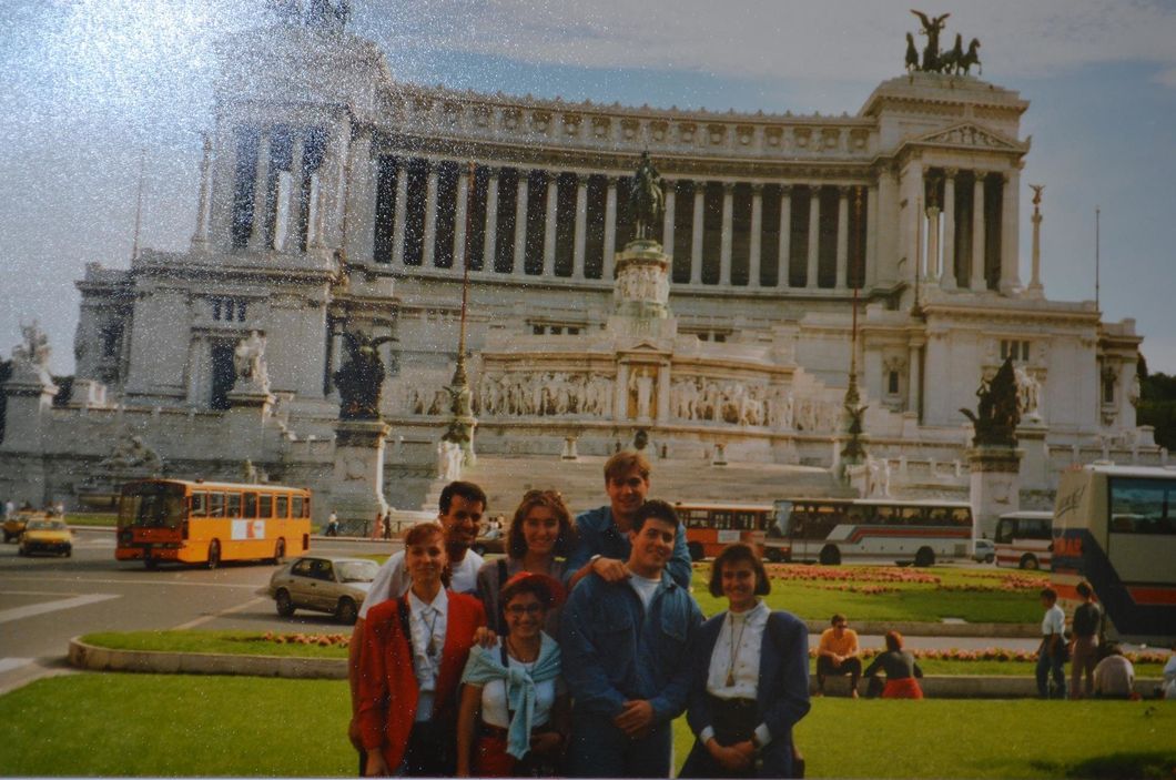 young people in rome